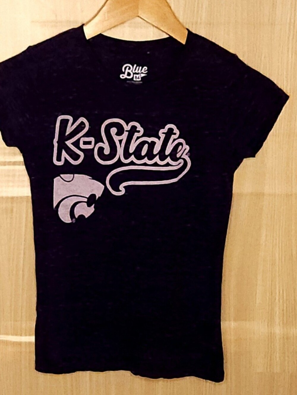 Kansas State University kids purple short sleeve tee medium